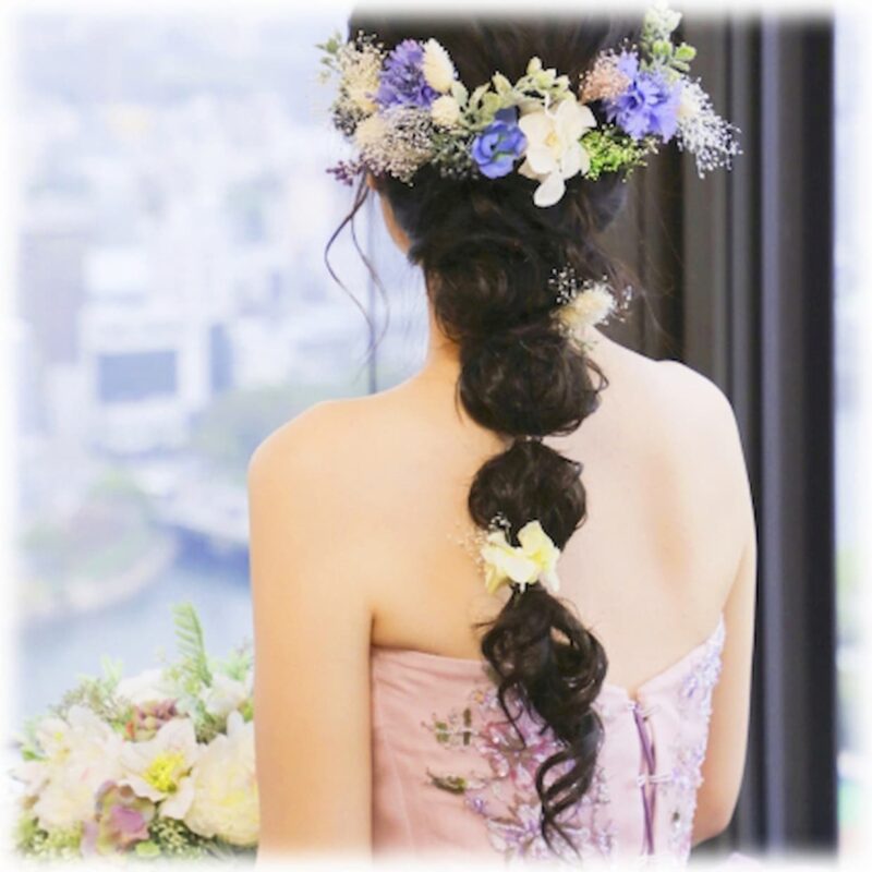 ラプンツェル カラードレス 結婚式