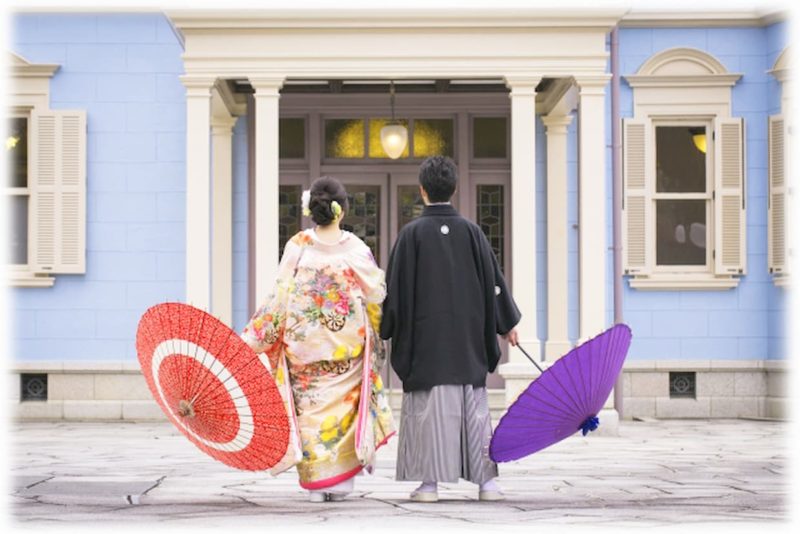 結婚式 前撮り ポーズ 面白い 和装