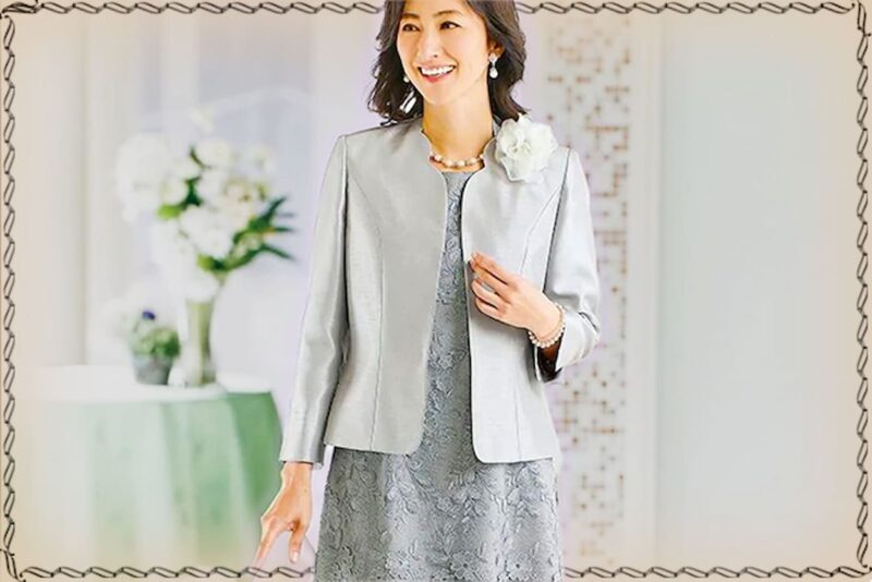結婚式 グレースーツ 女性