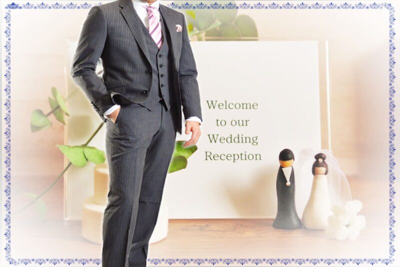 結婚式 グレースーツ ネクタイ