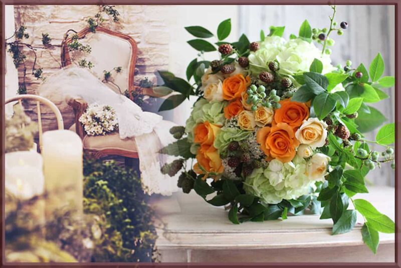 結婚式 装花 秋