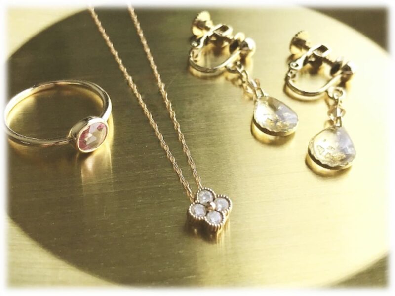 結婚式 アクセサリー ゴールド