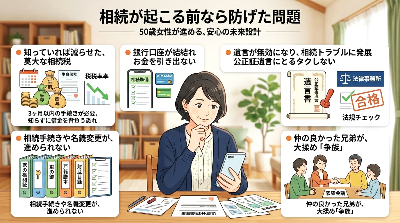 相続前なら解決できた問題 圧縮