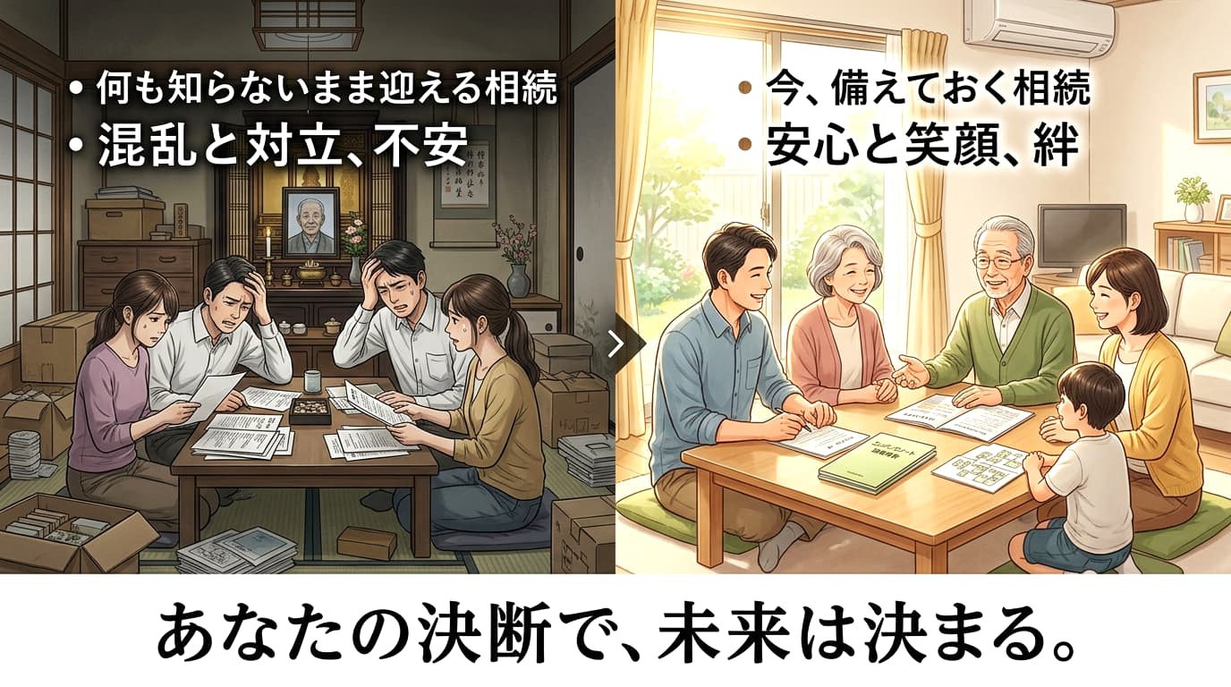 相続 親の終活の分かれ道